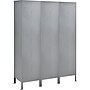 Global Industrial Infinity 78"H 1-Tier 3-Column Storage Locker, Gray (493658GY)~#|#~300B59A0-C6A6-4E02-BD24AE3AFAAD735E_sc7