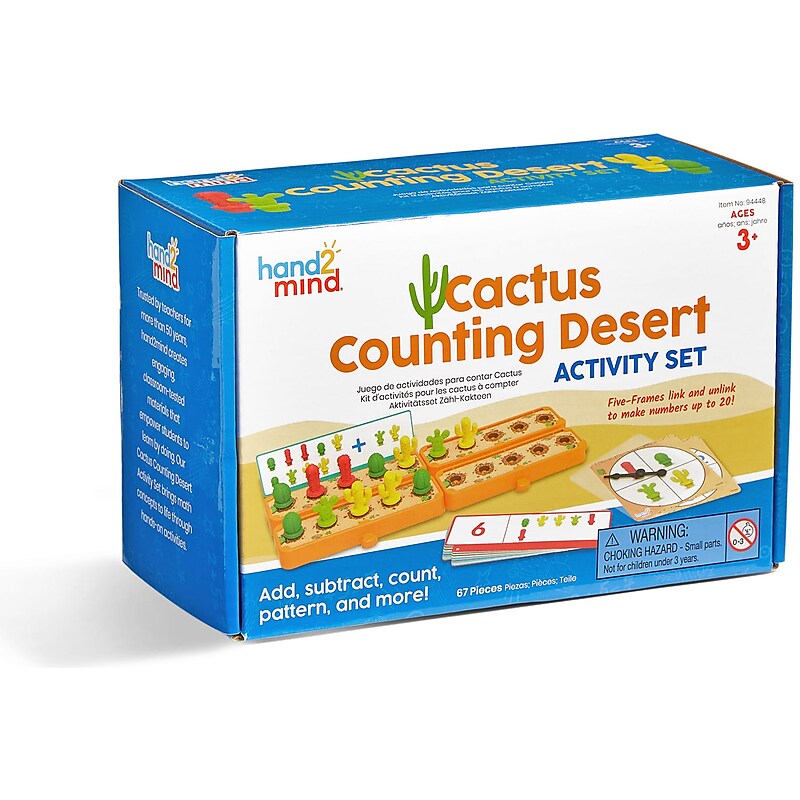 hand2mind Cactus Counting Desert Activity Set (94448) image 1