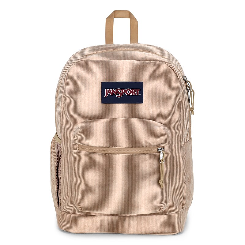 JanSport Cross Town Plus Remix Laptop Backpack, Small, Travertine Corduroy (JS0A85VJ88U) image 1
