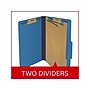Medical Arts Press Pressboard Classification Folder, 2 Dividers, 2" Expansion, Legal Size, Royal Blue, 10/Box~#|#~300E638E-903F-4942-BB4268074CBEFCF0_sc7