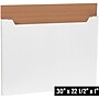 30" x 22 1/2" x 1" - White Jumbo Fold-Over Mailer, 20/Bundle~#|#~sp21847679_sc7