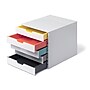 Durable Varicolor Stackable Storage Drawer, 5 Drawers, Plastic, Multicolored (762527)~#|#~3012856B-F944-45EE-B960F71787A4982E_sc7