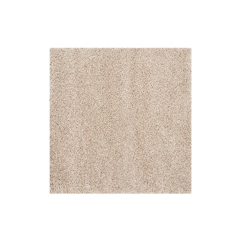 Safavieh Shag Collection 10' x 10' Square Indoor Area Rug, Machine Made, Beige (SG151-1313-10SQ) image 1