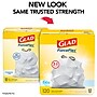 Glad ForceFlex Tall 13 Gallon Drawstring Kitchen Trash Bag, White, 120 Total Bags (78555)~#|#~30165D65-72CA-4985-BD6FD59C716A3131_sc7