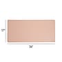 Smead Large Vegan Leather Anti-Slip Desk Pad, 36" x 17", Light Pink (64829)~#|#~301737B8-B4D6-46BA-B6309D6BF8957C66_sc7