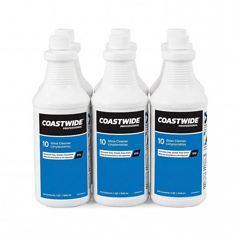Coastwide Professional Glass Cleaner, 0.95L, 6/Carton (CW111032-A) image 1
