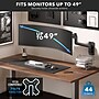 Mount-It! Heavy Duty Adjustable Monitor Wall Mount with Gas Spring Arm, 17" to 49", Holds 44 lbs., Black (MI-12009)~#|#~30209C47-CCC5-452D-8FE76003603AF714_sc7