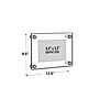Azar Poster Holder, 8.5" x 5.5", Wall Mounted, Gold Acrylic (105511-GLD)~#|#~30246C66-E790-4EA5-87EB23FE56365A70_sc7