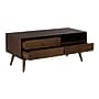 Adore Decor Brookline 47.25"W x 20"H Wood TV Stand Cabinet with 3 Drawers, Walnut Brown (FTVBROWLNR01)~#|#~3027407F-F094-4659-937A4AFCDE031F1C_sc7
