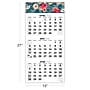 2026-2027 Excello Brands Large Print 13" x 27" Academic Monthly Wall Calendar, Teal Floral (WC-AY26-1327-17)~#|#~3028899A-E085-4950-A8DCEEA0D82C1932_sc7