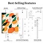 2025-2026 TF Publishing Oranges and Peaches 9" x 11" Academic Year Monthly Planner, Paperboard Cover, Multicolored (AY26-4508)~#|#~302D8698-A018-4626-AB5ED375CB122551_sc7