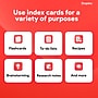 Staples 4" x 6" Index Cards, Blank, White, 500/Pack (TR51011)~#|#~302EDCFB-D6C9-4ECD-8B564F6506A4CF79_sc7