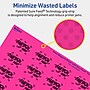 Avery Laser/Inkjet Rectangle Multipurpose Labels, 1" x 1.5", Neon Magenta, 2560/Box (94219)~#|#~3030E990-5186-436B-B44F226CD0961E99_sc7