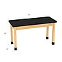 Diversified Woodcrafts School Classroom Rectangular Science Lab Table, 54" x 24", Oak (P720LBBK30N)~#|#~3032AC63-FE45-4A11-B000004342A3A56B_sc7