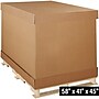 58" x 41" x 45" Kraft Double Wall 4 Piece Air Cargo Container, 51 ECT, Kraft (AF584145)~#|#~3033F303-FD9D-413D-8A10E95C214B241D_sc7