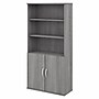 Bush Business Furniture Studio C 5 Shelf Bookcase with Doors, Platinum Gray (STC015PG)~#|#~3037BC96-F63A-4DCA-BECBB06731A302F2_sc7