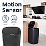 Nine Stars Stainless Steel Touch Tap & Motion Sensor Trash Can, 13.2 Gallon, Black (DZT-50-36BK)~#|#~303A6A6C-63F5-41DC-A514A383E26F2254_sc7