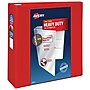 Avery Heavy Duty 4" 3-Ring View Binders, D-Ring, Red (79326)~#|#~303E9039-EACA-429F-97D05CCDD1276483_sc7