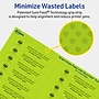 Avery Printable Rectangle Multipurpose Labels, 2/3" x 3-7/16", Bright Green, 600/Pack (94210)~#|#~3041699F-BF51-47E6-8901345E63E24982_sc7
