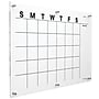 Excello Brands Acrylic Dry-Erase Calendar Whiteboard, 20" x 30", Black Print (ACRYLBRD-CAL20X30-BLK)~#|#~30425049-1C86-4552-80757B49D32AC06B_sc7