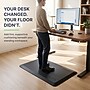 Uncaged Ergonomics Anti-Fatigue Standing Desk Mat, 34" x 20", Black (MAT34)~#|#~304C51C0-9C6B-43C8-B66E44885EE4ACAC_sc7