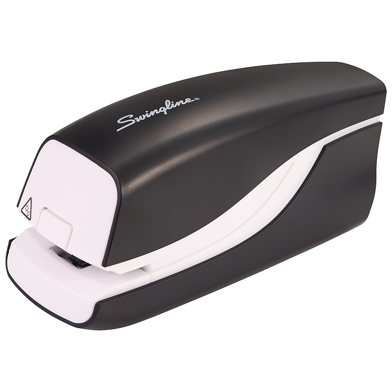 Swingline Breeze Electric Desktop Stapler, 20-Sheet Capacity, Black/White (42131/43132) image 1