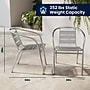 Flash Furniture Restaurant Patio Chair, Aluminum, 4 Pack (4TLH1)~#|#~30524A21-F42B-441A-8323384BFBF4BF1C_sc7