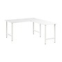 Bush Business Furniture Hustle 60W x 30D L Shaped Computer Desk with Metal Legs, White (HUS003WH)~#|#~3053036A-FA66-4C2A-A5AD13CCED94217F_sc7