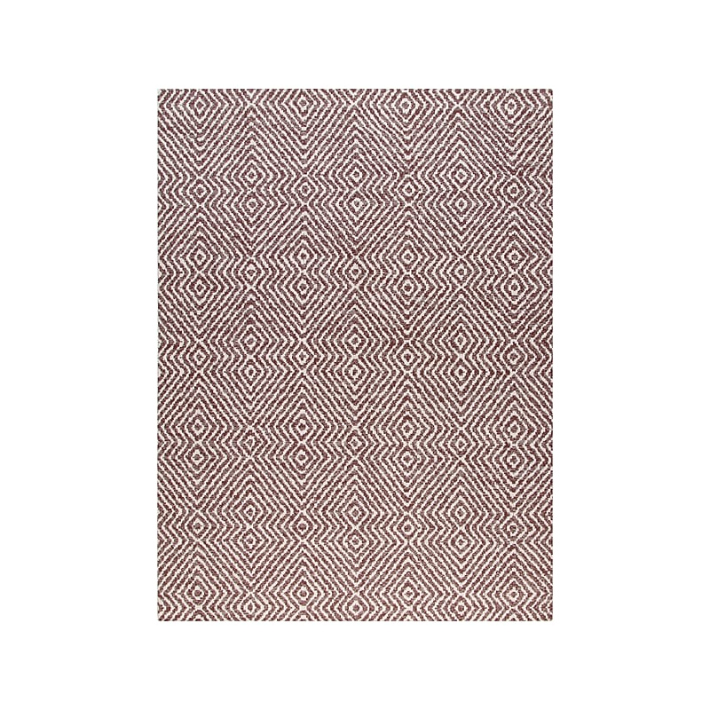 Anji Mountain Rug'd Luxor Carpet & Hard Floor Chair Mat, 36" x 48", Brown/Ivory (AMB9019) image 1