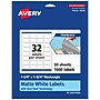 Avery TrueBlock Laser/Inkjet Rectangle Multipurpose Labels, 1.25" x 1.75", White, 1600/Box (94226)~#|#~305BD423-9D04-481B-96C64A7A52FD4EAB_sc7