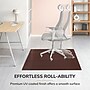 Anji Mountain Deluxe Bamboo Carpet & Hard Floor Chair Mat, 48" x 60", Dark Cherry (AMB24023W)~#|#~305BEF20-ED03-4989-B3E5BF57BC7C7BF4_sc7