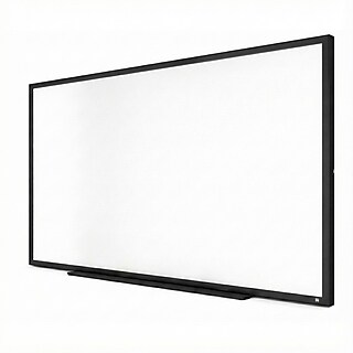 TRU RED™ Magnetic Steel Dry Erase Board, Black Frame, 8' x 4