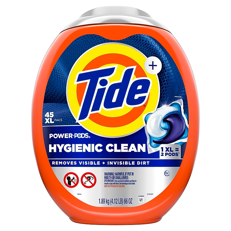 Tide PODS Free & Gentle HE Laundry Detergent Capsules, Coldwater Clean Scent, 66 oz., 76 Capsules/Pack (09488) image 1