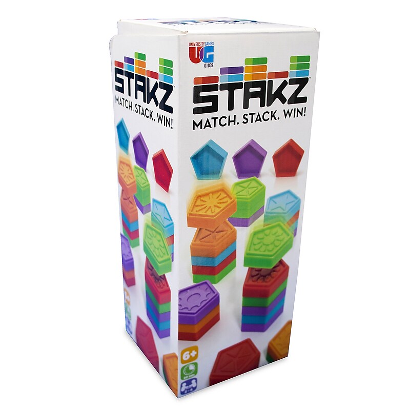 University Games Stakz Tile Laying Game (UG-01843) image 1