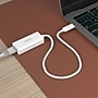 Staples TECH USB-C to Ethernet Adapter, Female to Male, White (ST62369)~#|#~306B0A97-68F4-43A6-BD4D1FF4CCFE4BE3_sc7