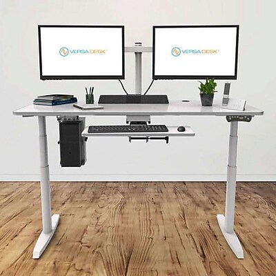 VersaDesk PowerLift 72"W Electric Standing Desk - Thumbnail 2