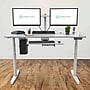 VersaDesk PowerLift 72"W Electric Rectangular Adjustable Standing Desk, Gray/Black (PLSDR7230-BG-APP )~#|#~30743024-02E7-4A03-B84F161D75A0BF6D_sc7