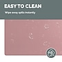 Fellowes Breyta Faux Leather Dual Sided Desk Pad, 31.5" x 15.75", Rose/Taupe (100146133)~#|#~307C8335-29CD-4DC5-A3C0852F0E013927_sc7