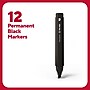 TRU RED™ Tank Permanent Markers, Chisel Tip, Black, 12/Pack (TR54532)~#|#~307CA303-A616-44E1-BF3F45B3990F3287_sc7