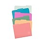 U Brands U-Eco File Folder, 1/3-Cut Tab, Letter Size, Assorted Colors, 24/Pack (6597U01-12)~#|#~307DEBA6-D9E0-4FD7-8C9701DF353441C1_sc7