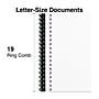 Staples® 1/2" Plastic Binding Spine Comb, 90 Sheet Capacity, Black, 25/Pack (17459/ST17459)~#|#~30809DFE-D69F-4738-9AD32EE149A051BA_sc7