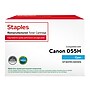 Staples 055H Remanufactured Cyan High Yield Toner Cartridge Replacement for Canon 055HC (ST3019C001DS)~#|#~308505B6-FB80-4EBB-8586EAB3AC4C487E_sc7