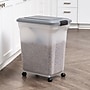 Iris 55 Quart Storage Container with Lid, Plastic, Gray (301048)~#|#~3085D044-6EAE-4C32-84B06F98A3FCD3CA_sc7