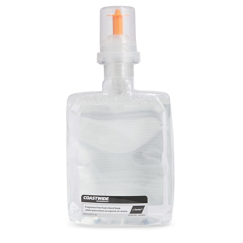 Coastwide Professional J-Series Foaming Hand Soap, 1200 mL, 2/Carton (CWJSR-FRG) image 1