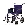 Medline Transport Wheelchair, Desk Lenth Arms, Navy (MDS808200KNM)~#|#~30882704-DBA8-4079-BE642EADB3CA8736_sc7