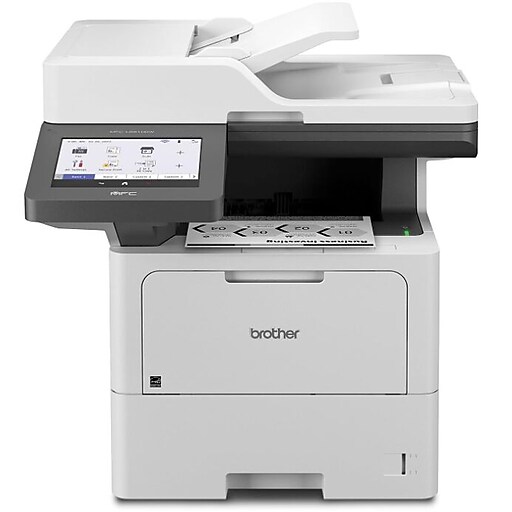 Brother MFCL6810DW Enterprise AllInOne Laser Printer, Copy, Print, Scan Staples