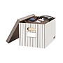 Bankers Box Stor/File Standard Set-Up Corrugated File Box Lift Off Lid, Letter/Legal Size, Black/Gray, 5/Pack~#|#~309A036C-9F8D-4C3A-90A6FADBF564ABB2_sc7