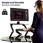 Uncaged Ergonomics WorkEZ Standing Desk, Black (WESDB)~#|#~309EAF37-6E83-4BA9-B25F82055FA8574F_sc7