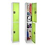 AdirOffice 72'' 2-Tier Green Storage Locker, 2/Pack (629-202-GRN-2PK)~#|#~30A61D25-4175-4082-BB86FB3DCFE14B5F_sc7