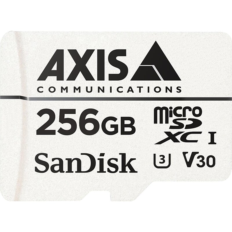 Axis Surveillance 256GB SD Memory Card with Adapter (02021-001) image 1